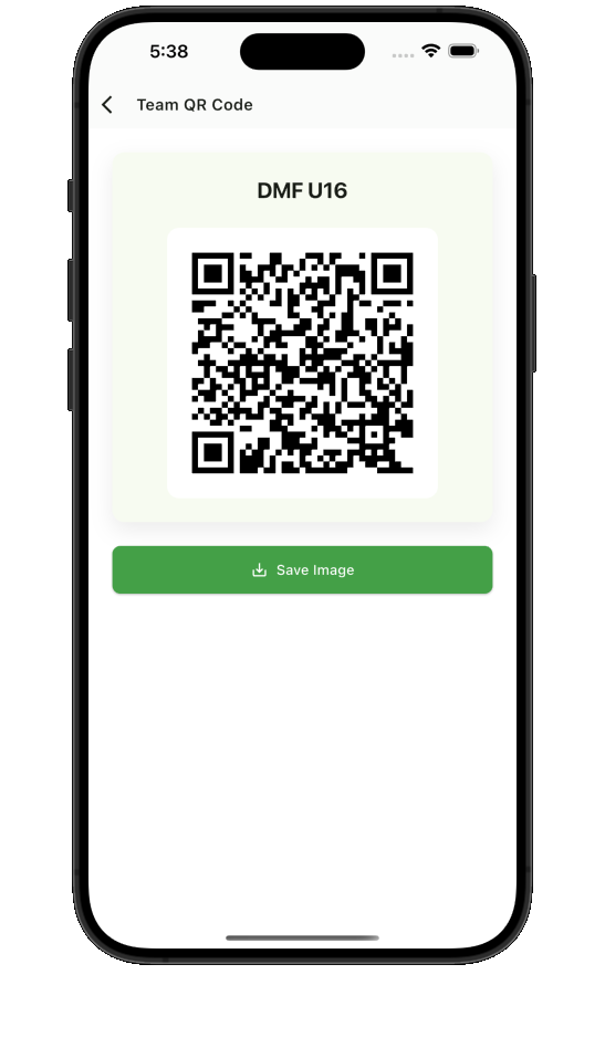Teamnest Pro team QR code